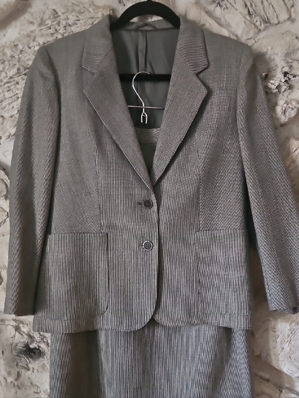 Classic Gray Women's Blazer - Tailored Suit Jacket